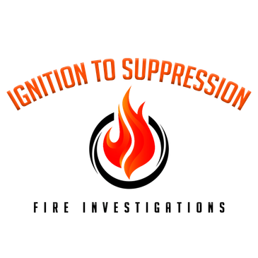 Logo with flame and text 'Ignition to Suppression'.