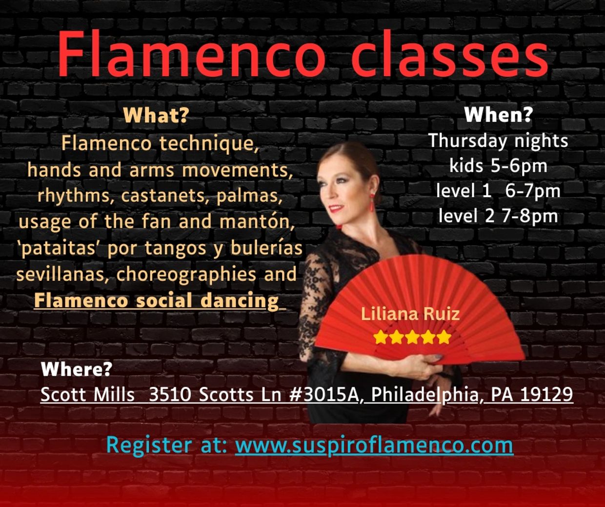 Flamenco classes in Philadelphia