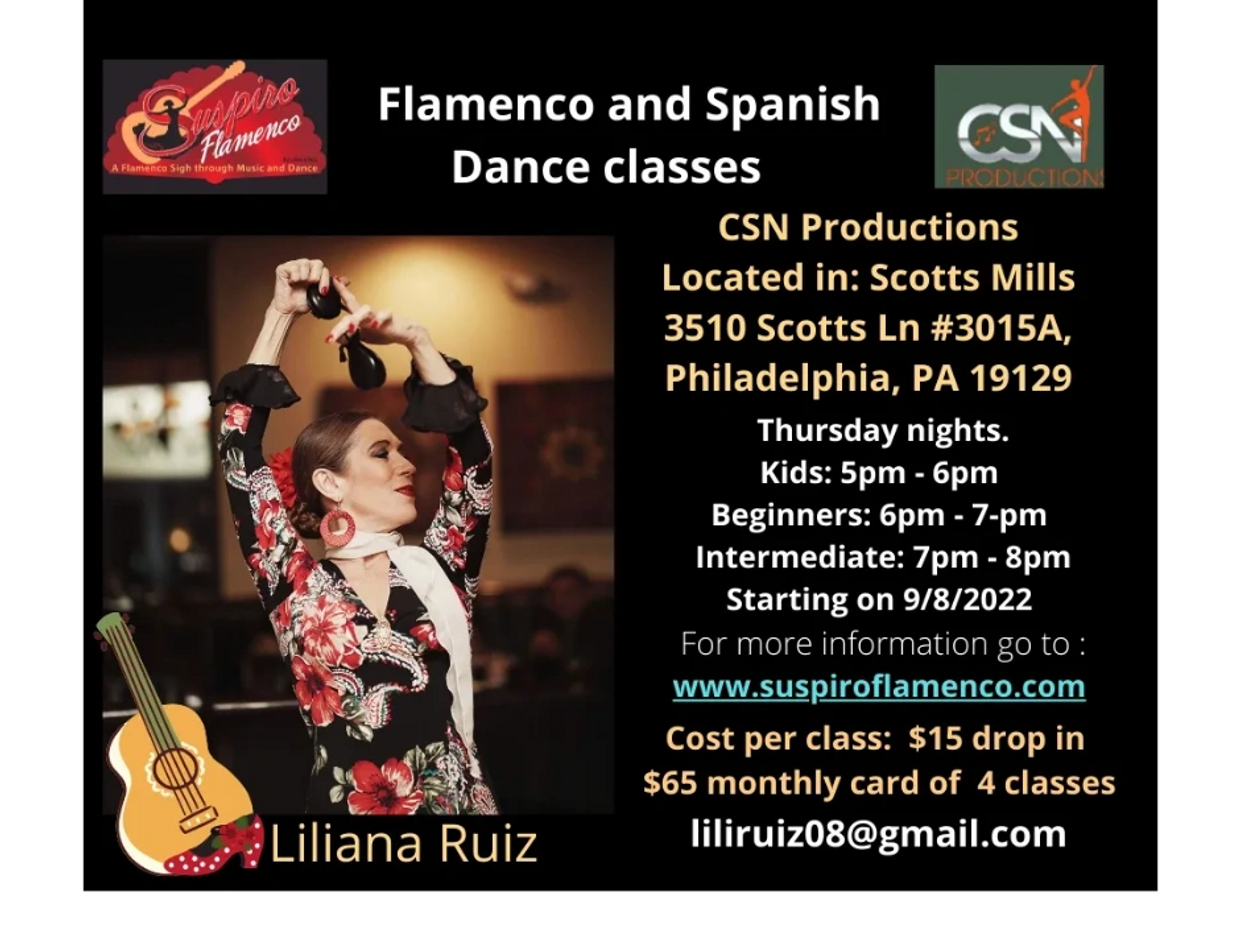 Flamenco classes in Philadelphia
Flamenco in Philadelphia- Suspiro Flamenco 