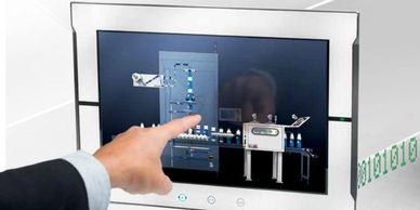 HMI Touch Screens, human machine interfaces. OIT Touch Screens, operator interface terminals.