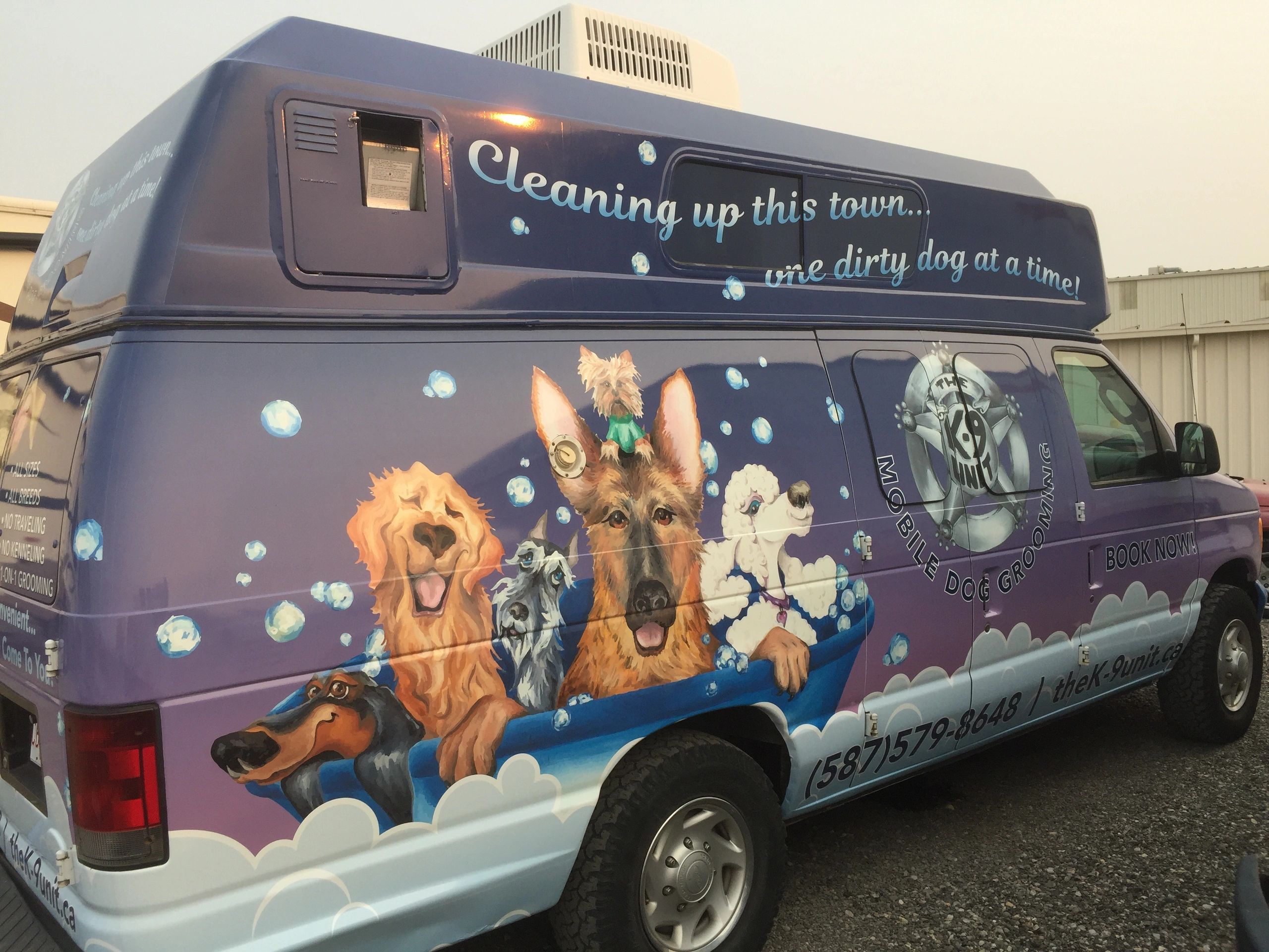 Mobile Dog Grooming in Calgary The K9 Unit