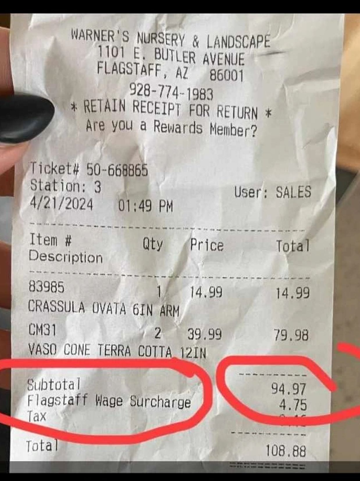 What Flagstaff Restaurants and Charge a Service Fee or Minimum Wage Tax