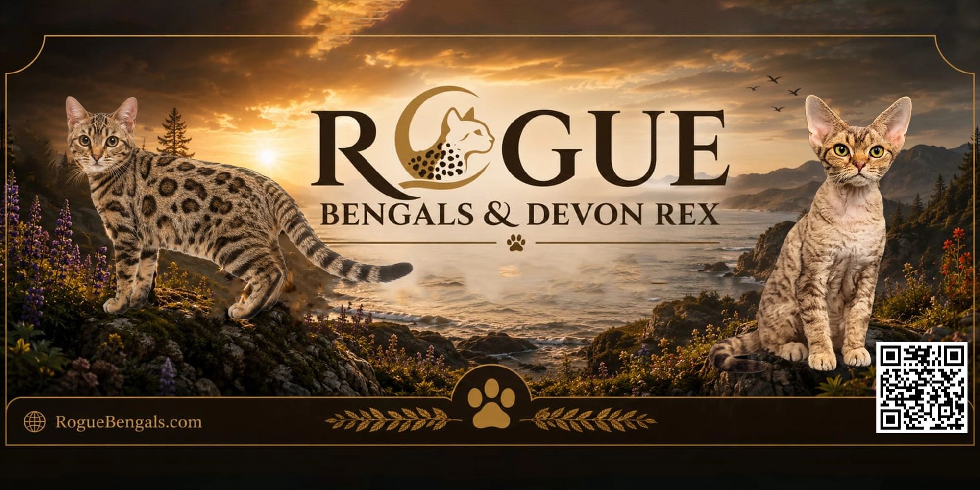 Rogue Bengals and Rogue Rex Bengal and Devon Rex cats in Southern Oregon