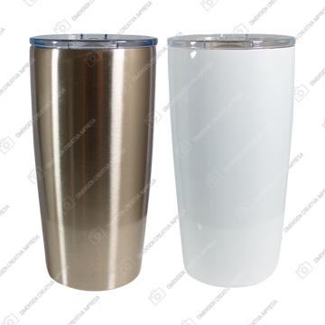 Vasos Cafeteros Con Popote Para Personalizar 24 Oz (40 Pzs)