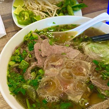 Beef Flankand beef brisket pho