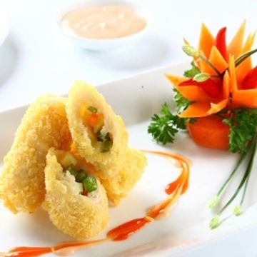Vegetarians egg-rolls