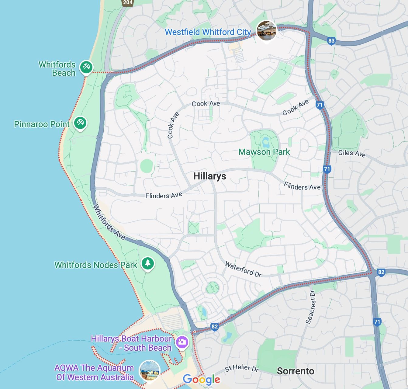 Hilarys, Western Australia