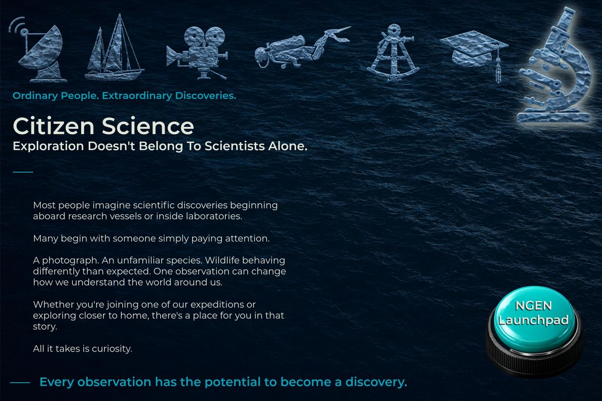 Citizen Science encourages everyone to explore and discover.