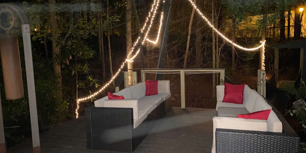 Deck lights, patio lights