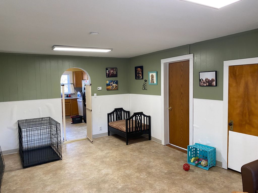 Our smaller dog area.