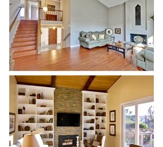 Remodeling a living room mid-century