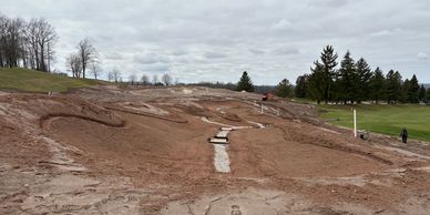 A large waste bunker prepped for capillary bunker liner installation
