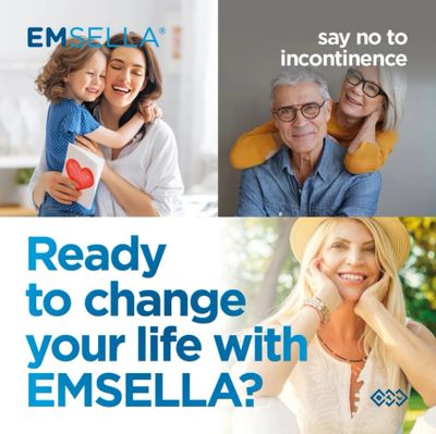 EMSELLA promotes a life free from incontinence with happy, confident people.