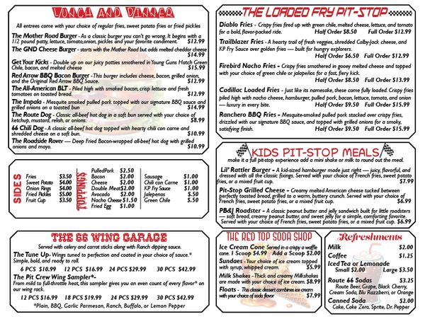 Close-up of a vibrant fast food menu featuring burgers, fries, and kids meals at a casual eatery.