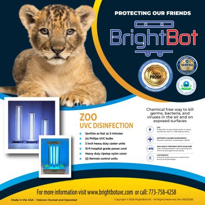 BrightBot UV-C disinfection system protects against germs with fast, chemical-free UV light.