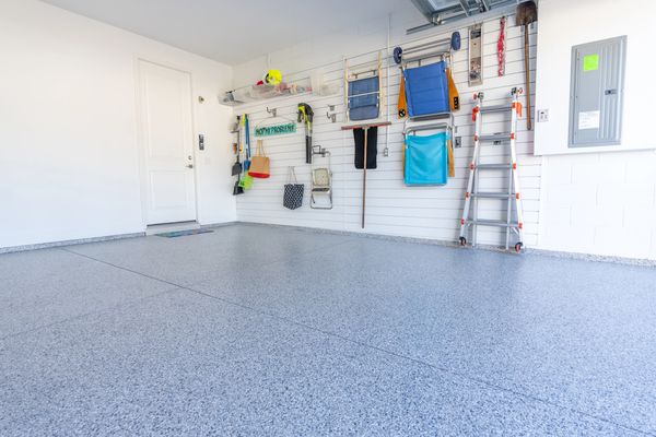 Jeep garage concrete coating