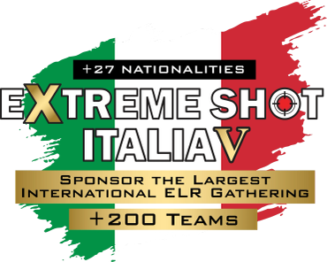 Logo for Extreme Shot Italia with event details.