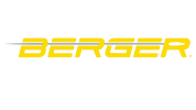 Logo featuring the word BERGER in yellow with a gray and yellow swoosh.