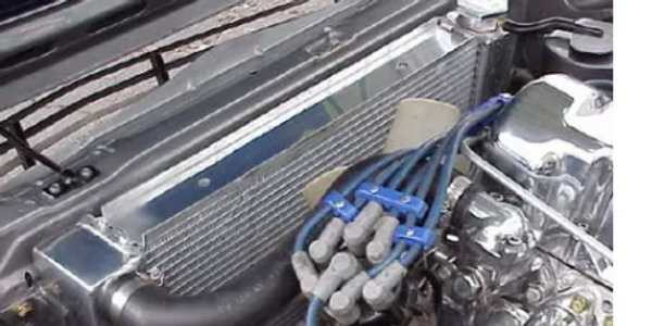 Datsun L Series LS Swap Aluminum Cross Flow Radiator