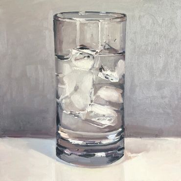 Gray (Ice Water), 20x20