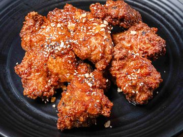 Crispy Wings Coated in a Sweet and Savory Soy Garlic Glaze