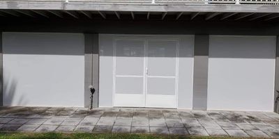 Privacy Screen On House