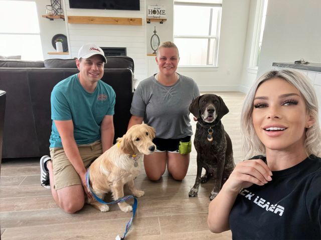 Happy training client dog 1