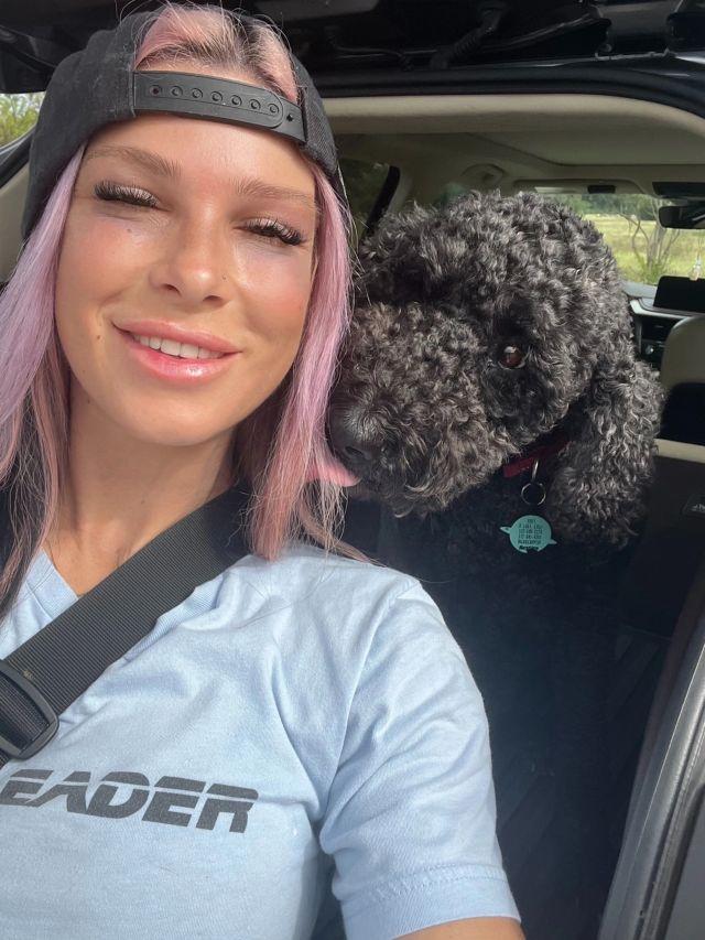 Happy training client dog 9