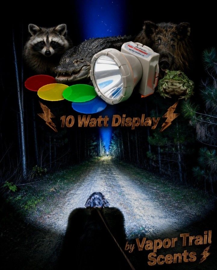 VTS DISPLAY LED HEADLIGHT 10 WATT