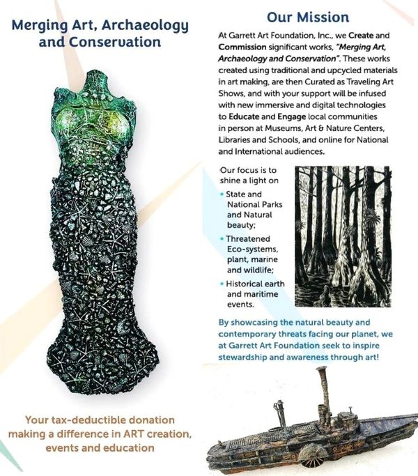 Art merging archaeology and conservation with a mission to educate and engage.