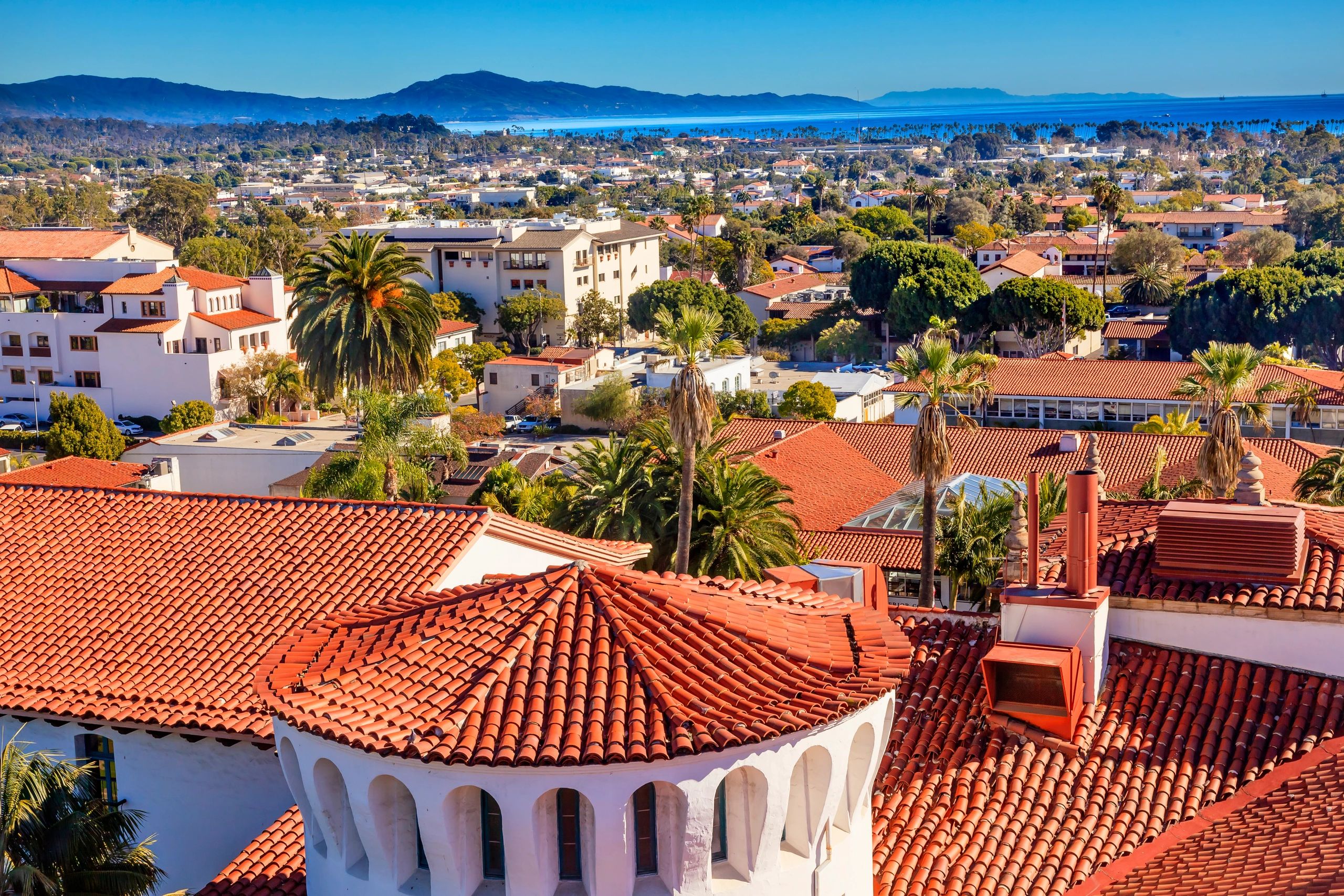Santa Barbara courthouse.  The best place and view to practice divorce law and criminal defense.