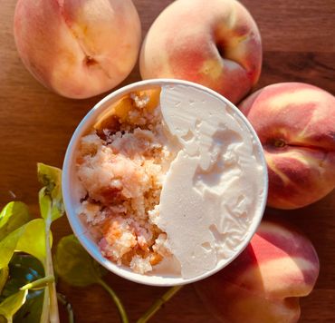 Deep South Peach Cobbler Ice Cream (Seasonal)