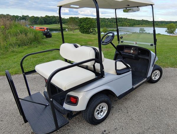 Golf car rear seat kit