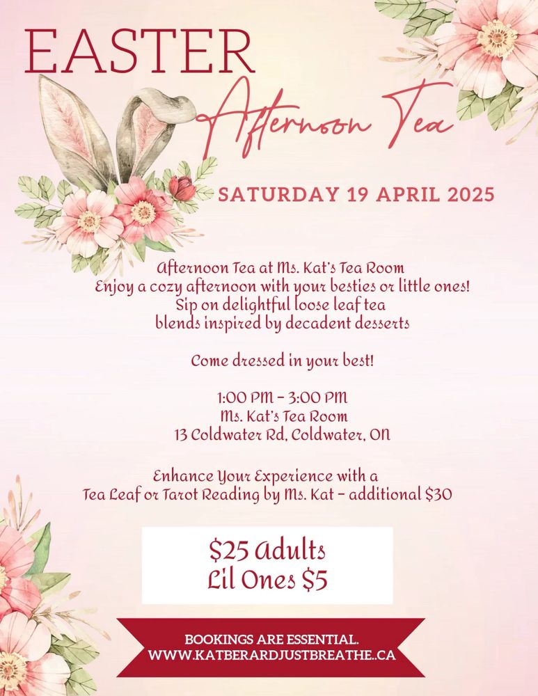 Tickets Available now on drop down Upcoming Events 

Adult $25 Lil Ones $5
Add a Reading $30
