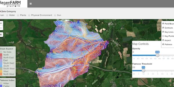 Carbon offset geo-mapping technology. 