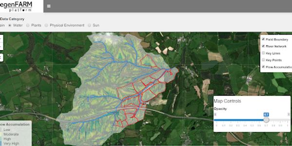 Carbon offset geo-mapping technology.