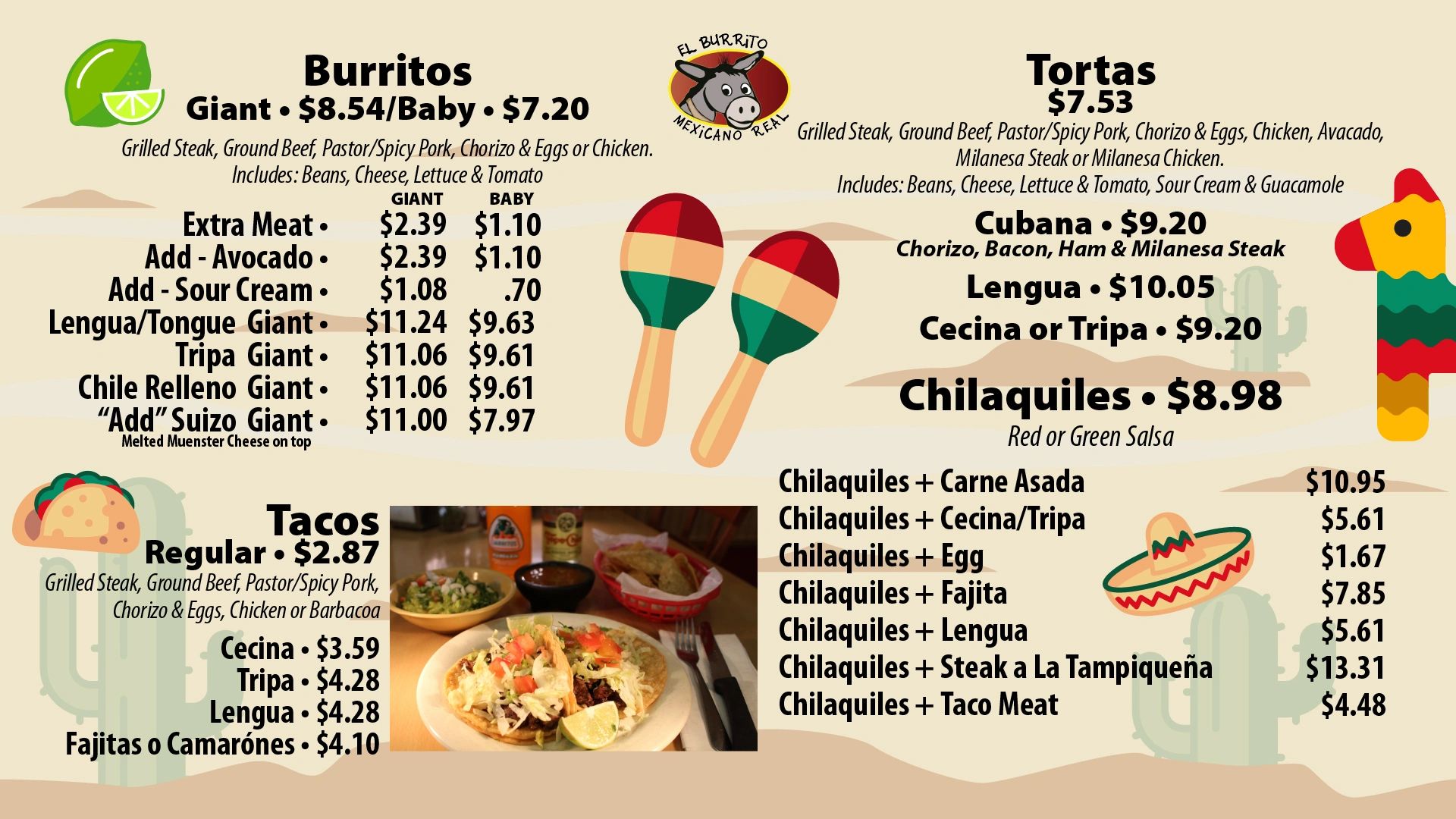 El Burrito Mexicano Real