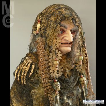 'Baba Yaga'
A ventriloquist-style puppet created for LARP