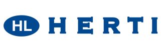 HL HERTI logosu mavi ve beyaz renklerle.