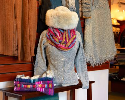 Washing shop alpaca sweater