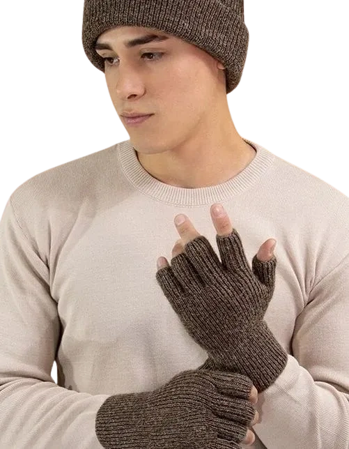 Classic Half Finger Gloves Large