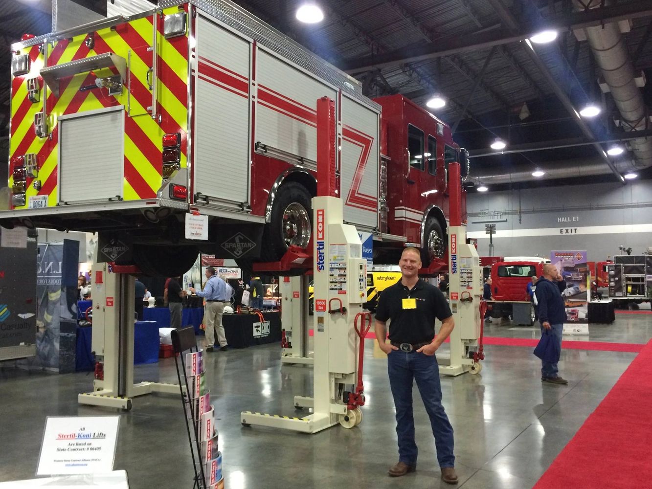 Expo, Mobile lifts, column lifts, stertil koni, David Fay