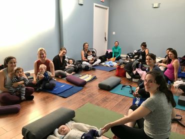 mom & baby yoga mommy & me yoga postpartum yoga baby yoga darien