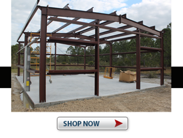 Steel Buildings designed to your jobsite and needs