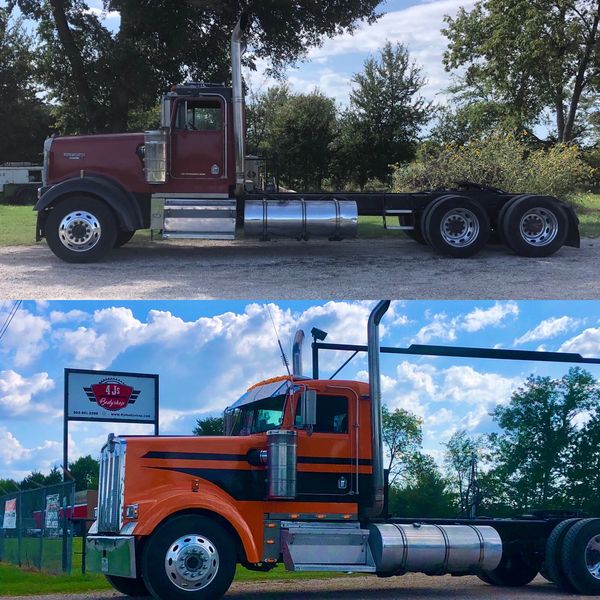 Semi Truck Paint Change