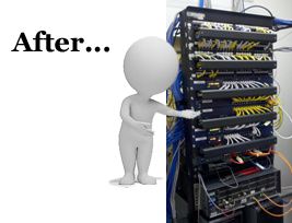 The proper network cable management and documentation can ensure network stability. The proper network cable management and documentation can ensure network stability.