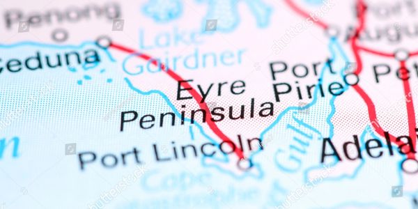 Eyre Peninsula SA map