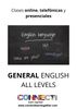 general english. clases de ingles todos los niveles. ingles general desde cero a avanzado