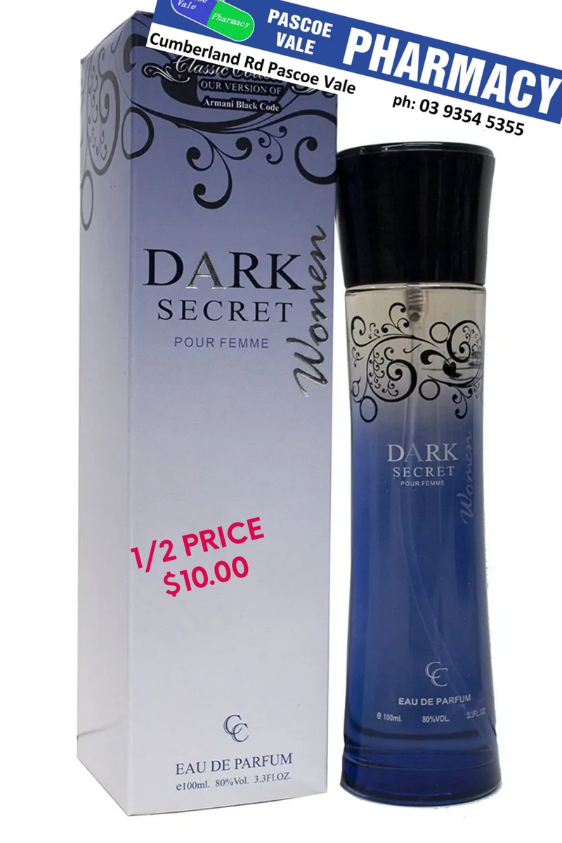 Dark Secret Code Perfume for Her 100ML Eau de Parfum (Imitation)