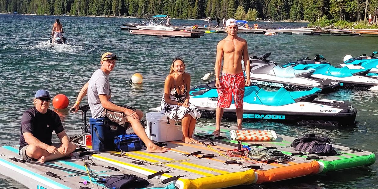 More Than a Paddleboard

LinkSup transforms the water into your floating campsite, fishing platform,